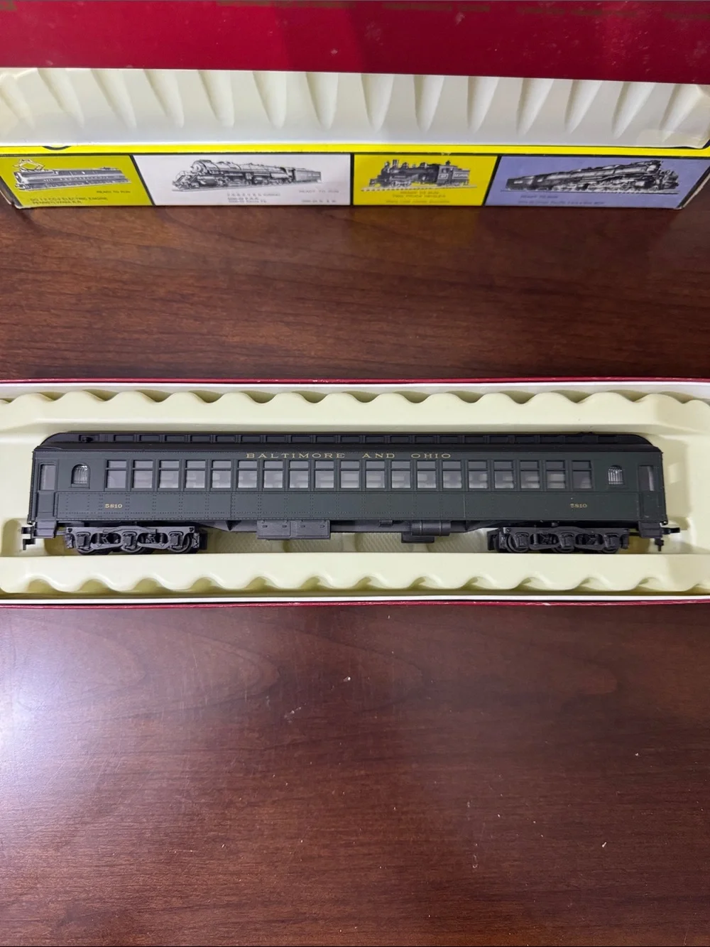Rivarossi AHM Baltimore & Ohio 1920’s HO Scale 4 Piece Passenger Car Set (New)